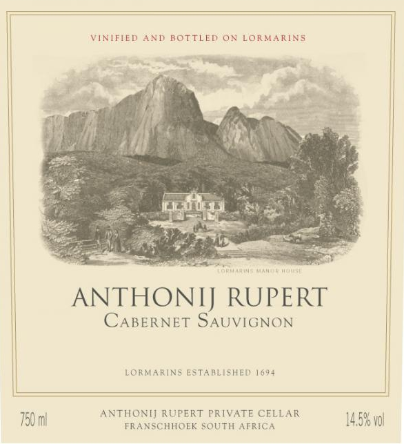 Anthonij Rupert Cabernet Sauvignon 2011